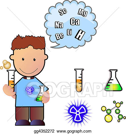experiment clipart science person