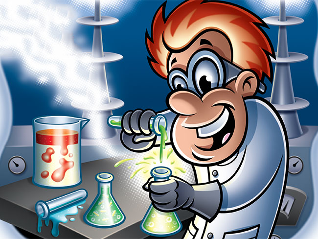 experiment clipart science solution