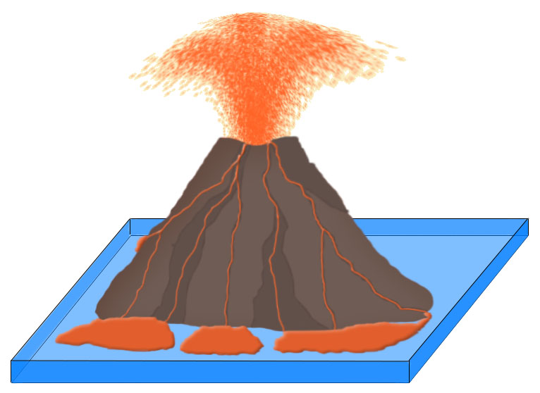 experiment clipart volcano experiment