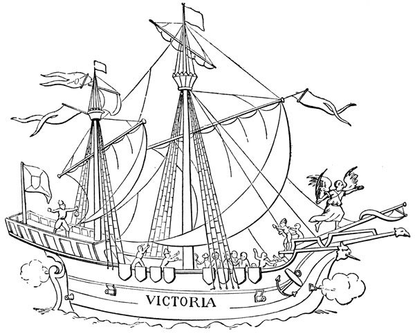 explorer clipart magellan ship