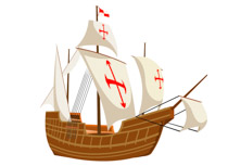 explorer clipart ship christopher columbus
