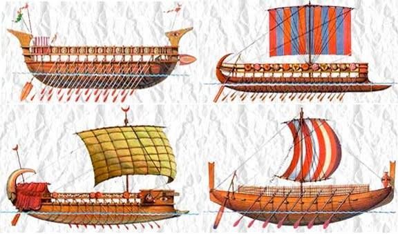 Phoenician trading ships types. Explorer clipart trade ship