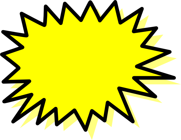 Explosion clipart blank. Pow clip art at