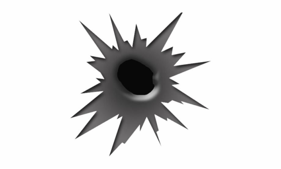 Free bullet hole transparent. Explosion clipart gunshot