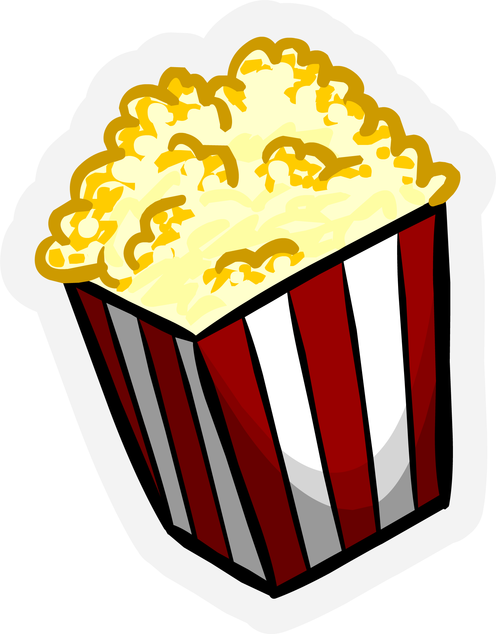 explosion clipart popcorn