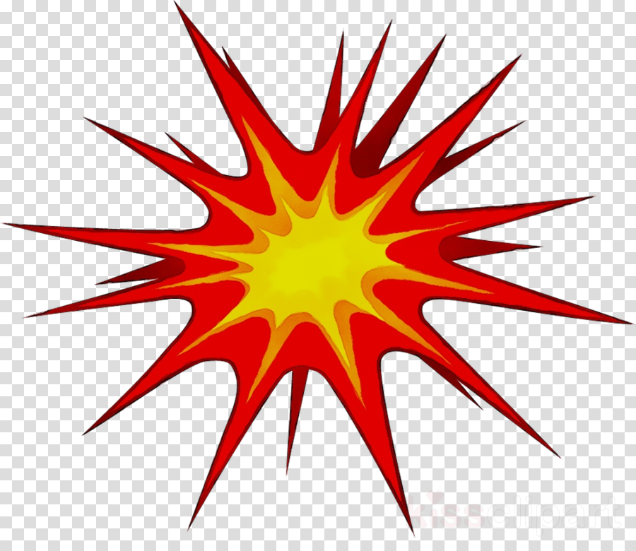 explosion clipart red