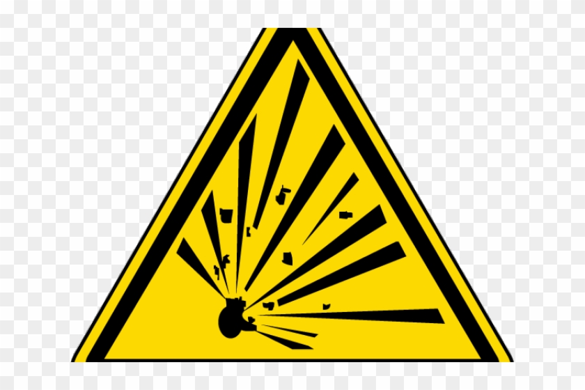 Explosion clipart sign. Explosions chemical safety signs