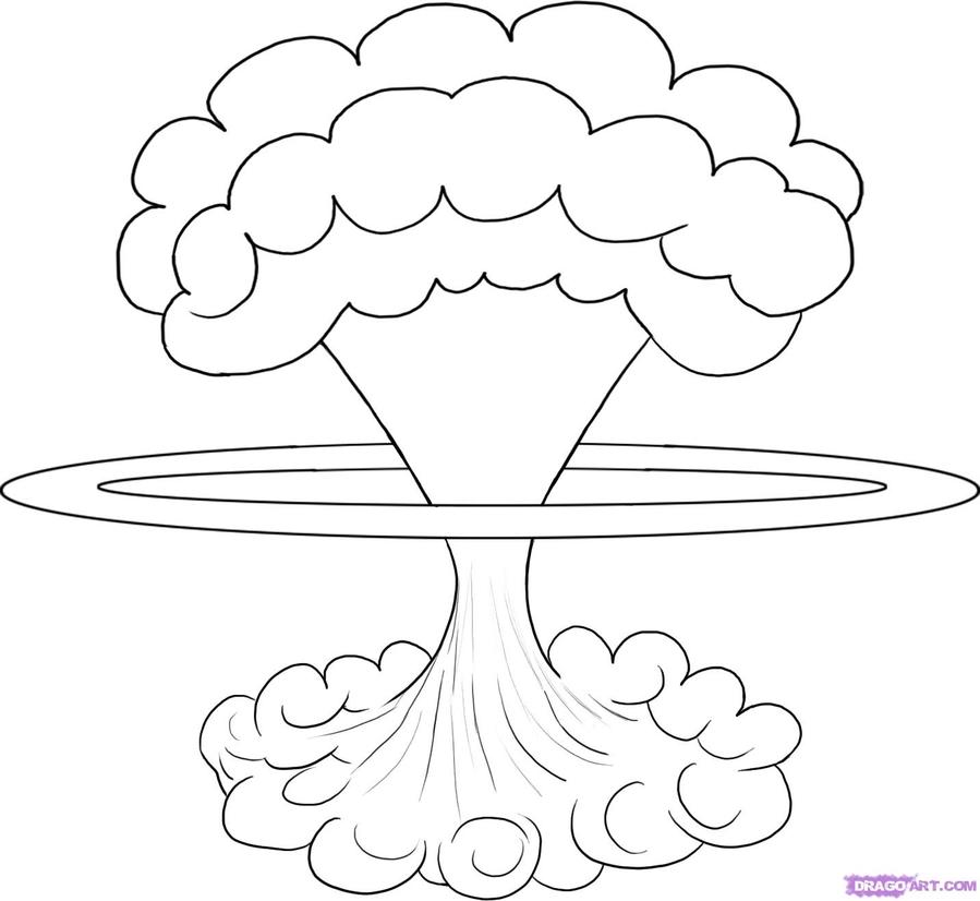 explosion clipart sketch