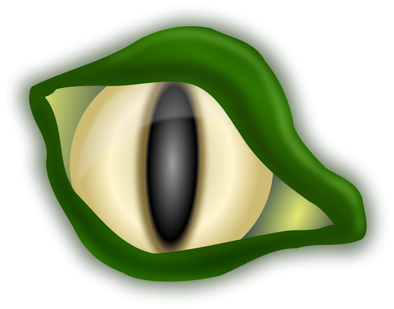 eye clipart alligator