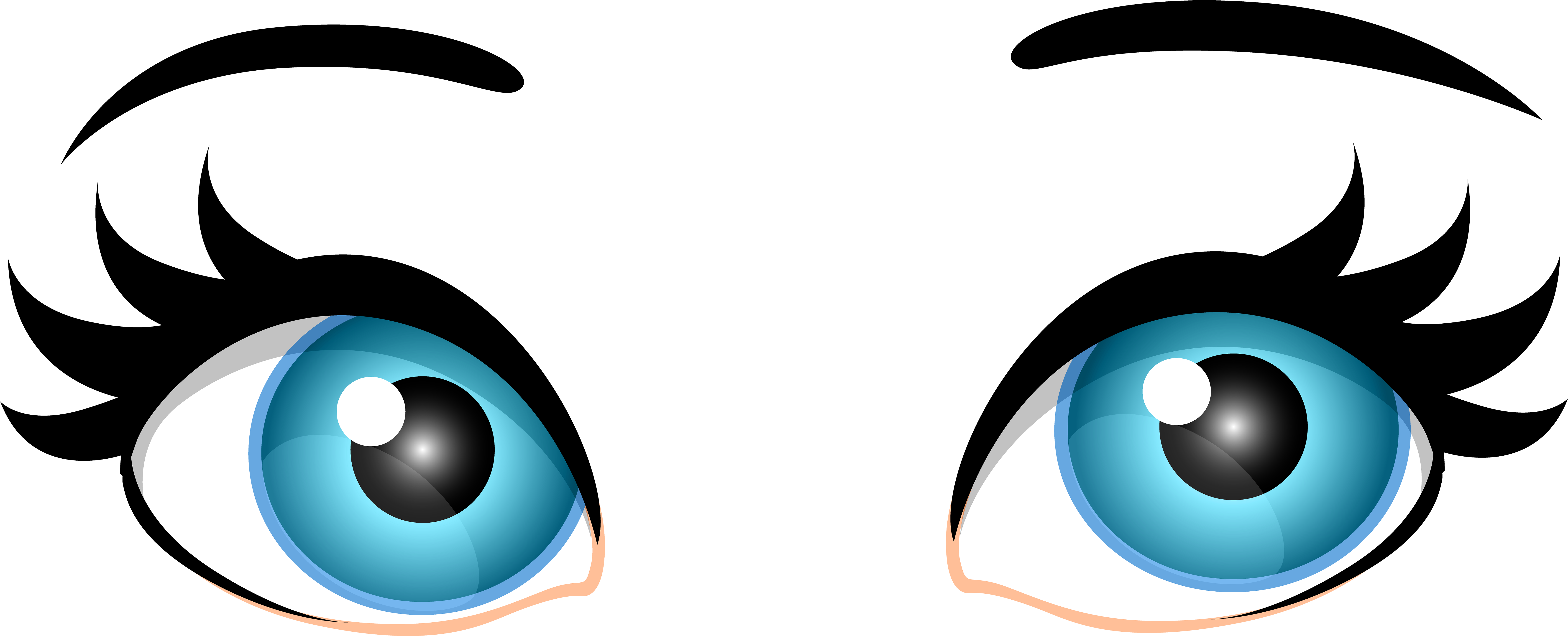 Blue female eyes png. Eye clipart brown eye