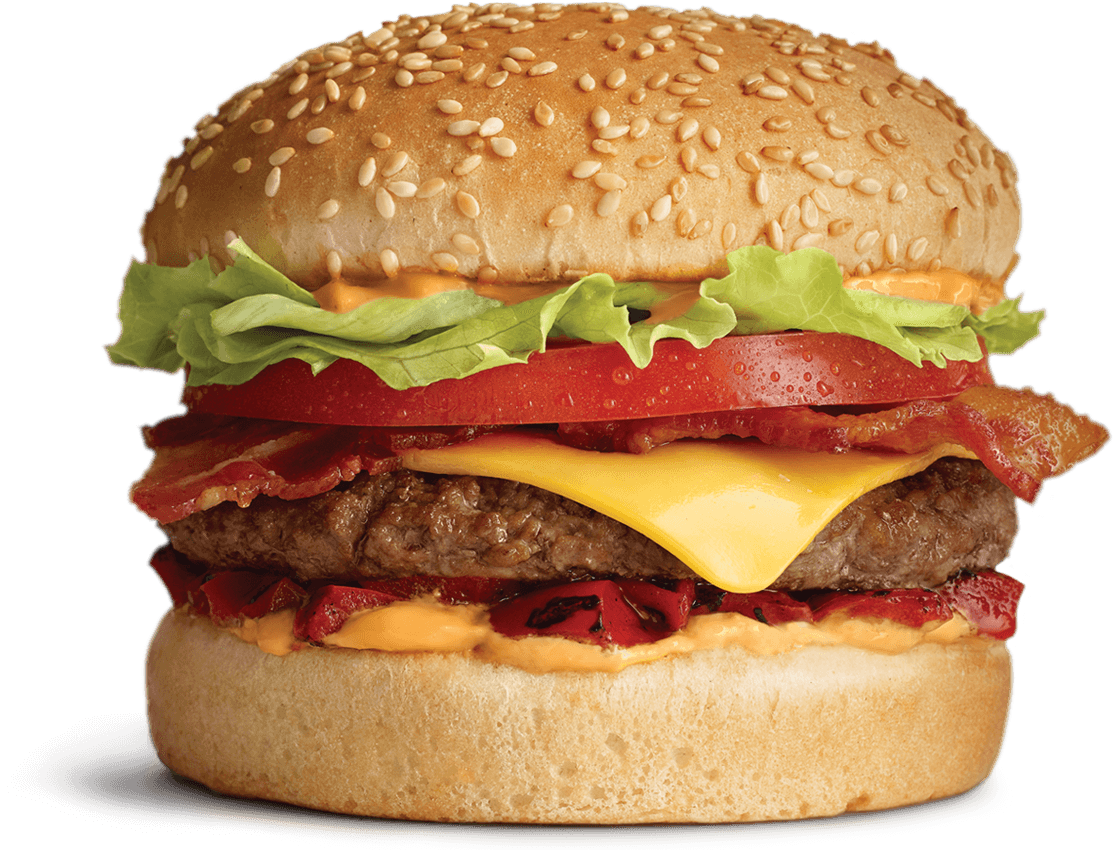 hamburger clipart thick