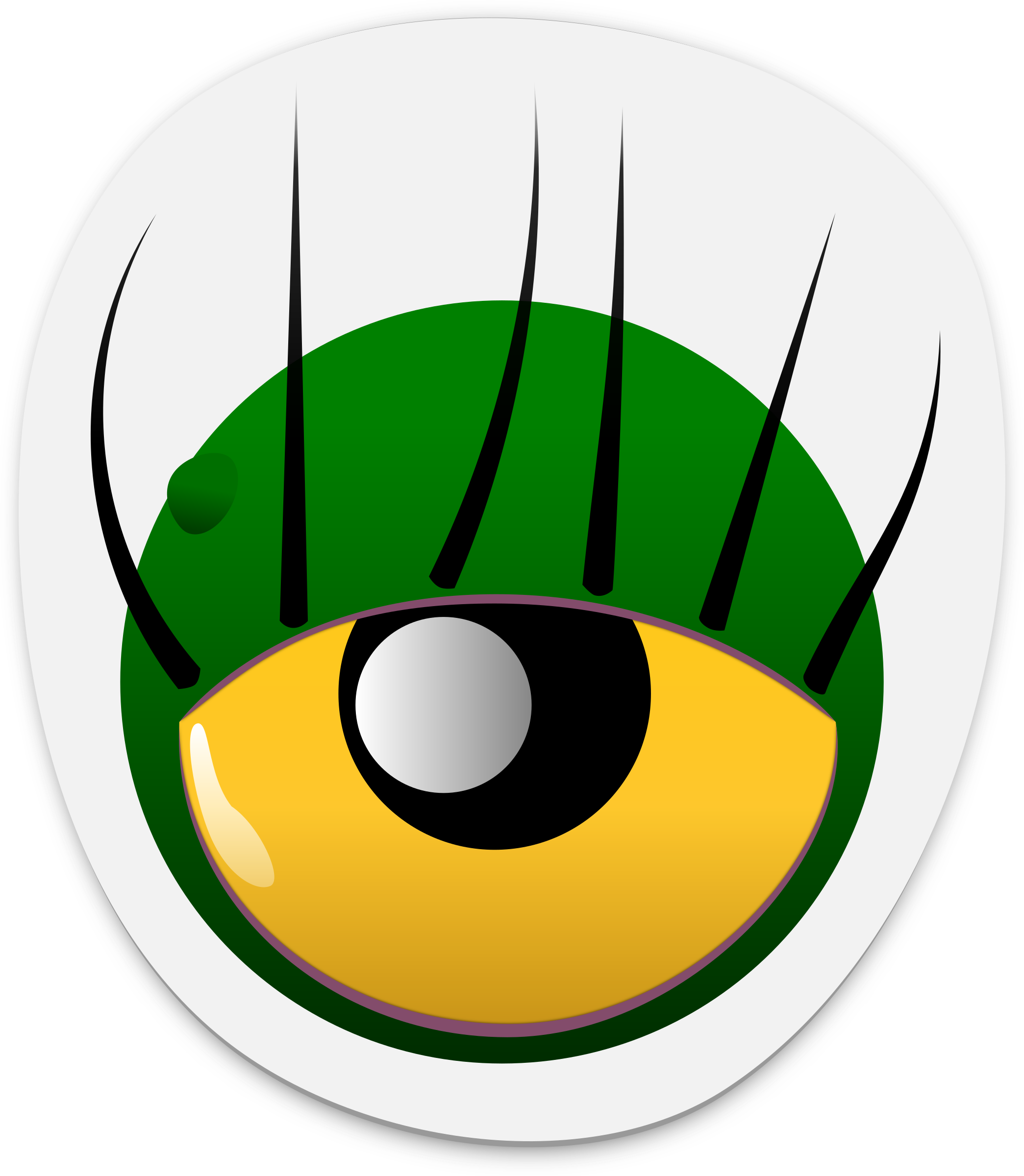 number 2 clipart eye