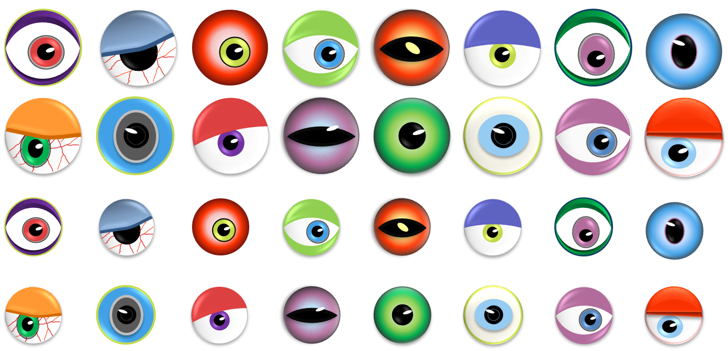 Fish clipart eyeball.  collection of monster