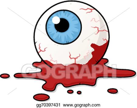 eyeball clipart blood