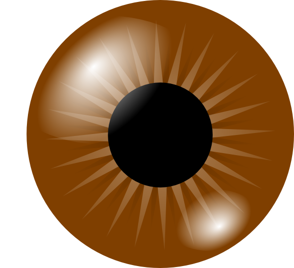 Halloween clipart eyeball. Brown eye clip art