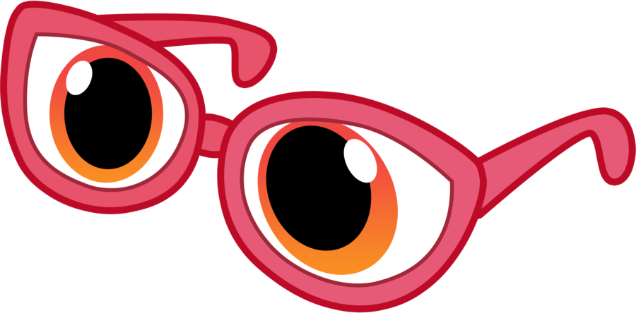 Eyes with glasses panda. Sunglasses clipart cartoon