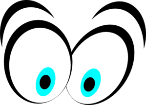 Happy eyes for kids. Eyeball clipart eye movement