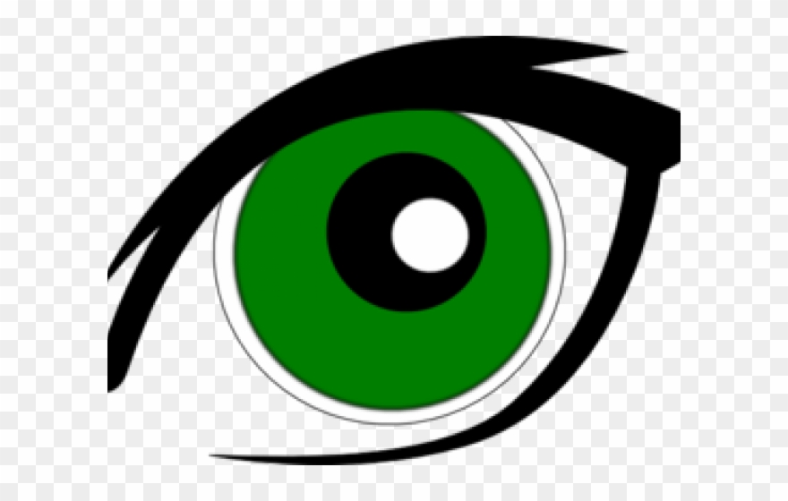 eyeball clipart green eye