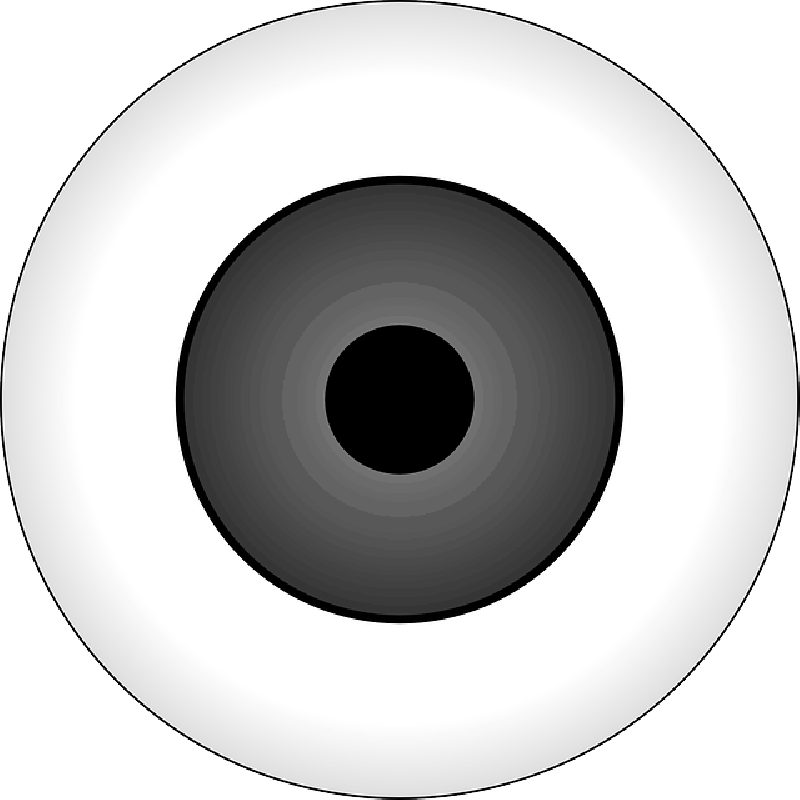 eyeball clipart round eye