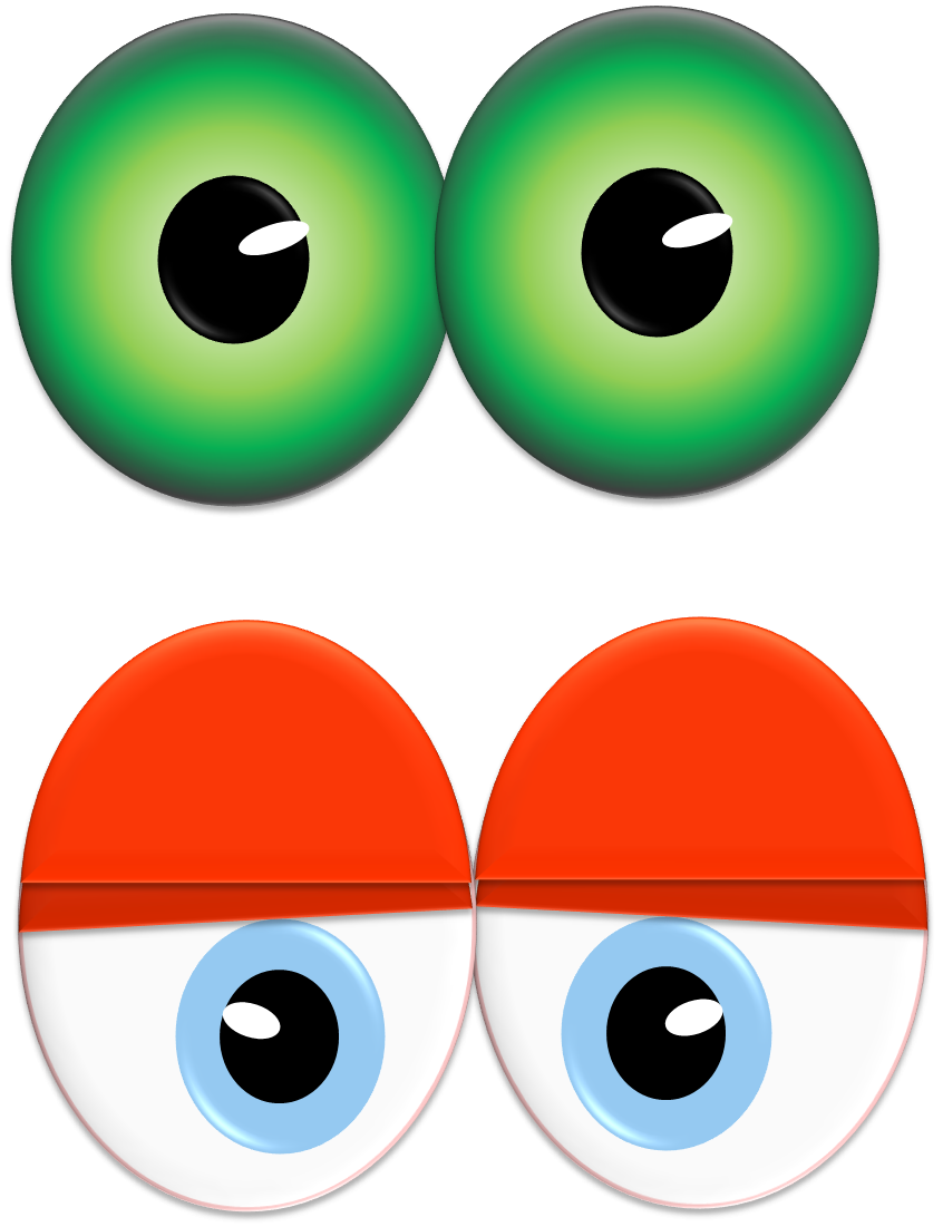 eyeball clipart single eye