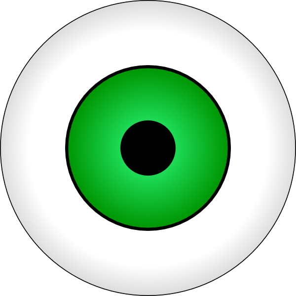 eyeball clipart two eye