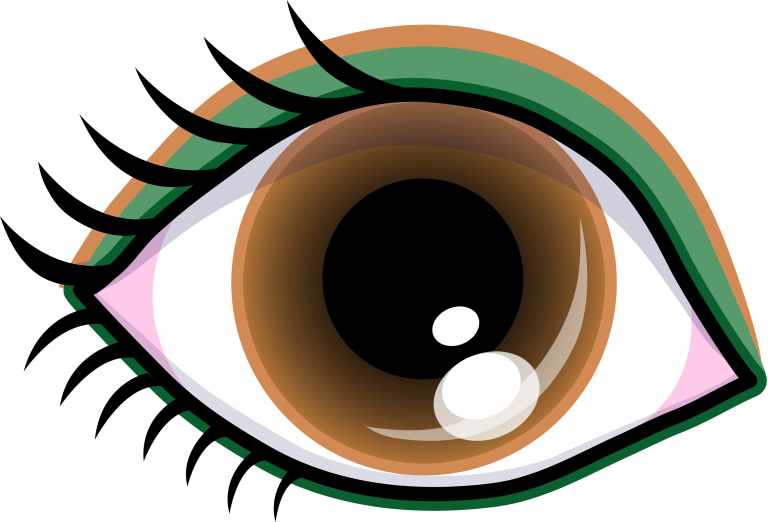 eyeball clipart two eye