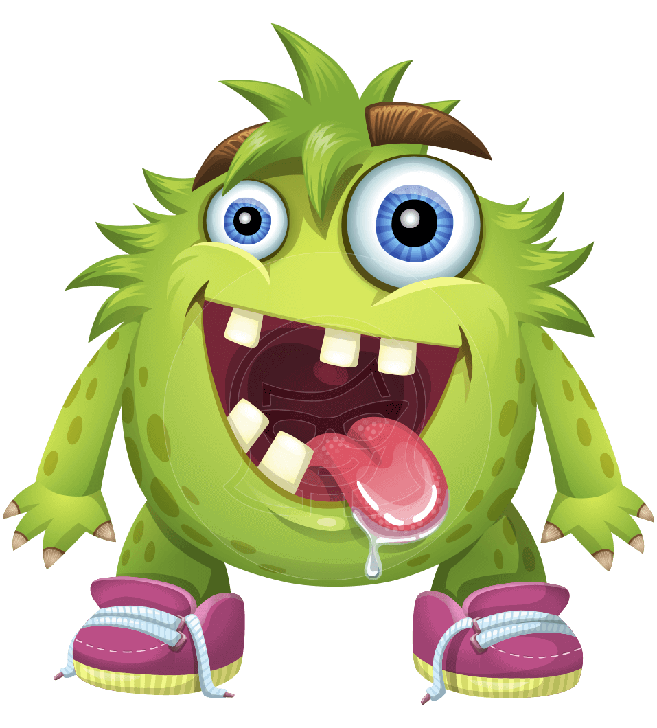 eyeballs clipart monster tooth