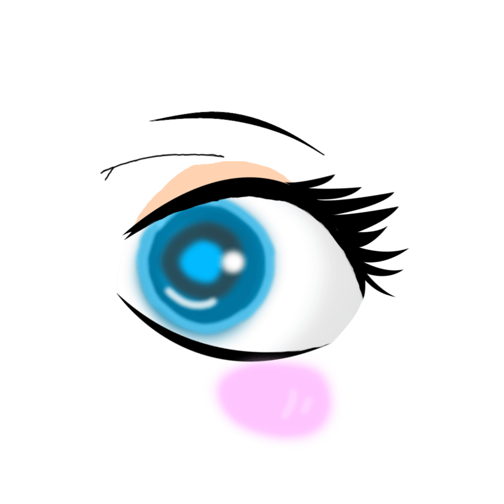 eyebrow clipart blue eye