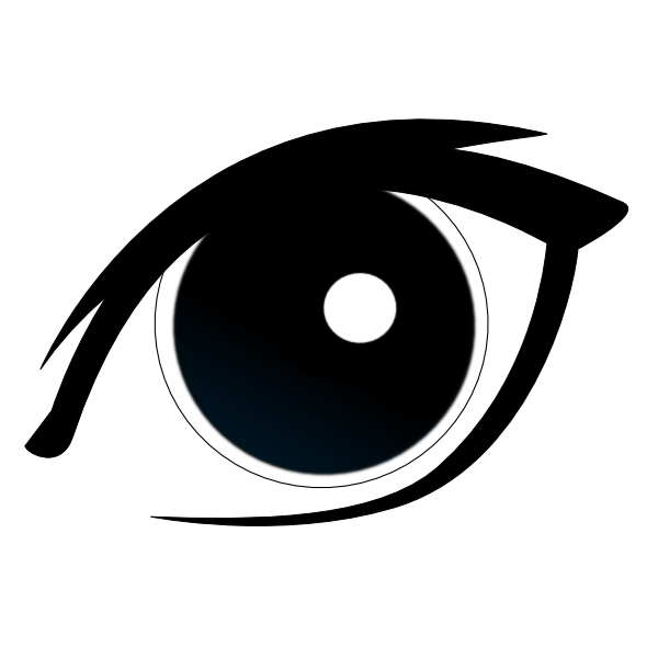 square clipart eye