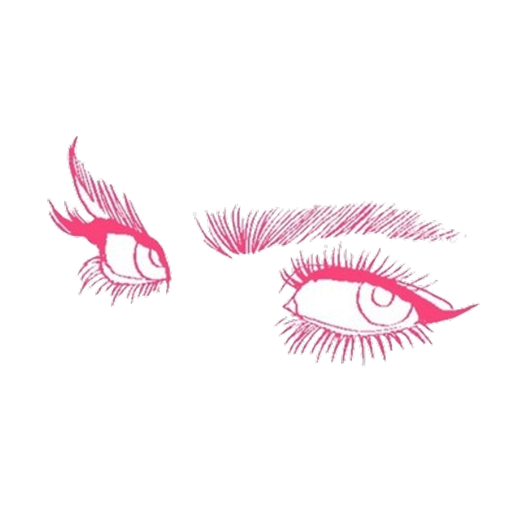 eyelash clipart pink