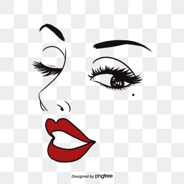 eyebrow clipart mouth