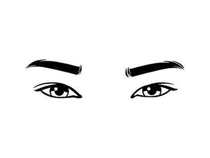 eyebrow clipart perfect