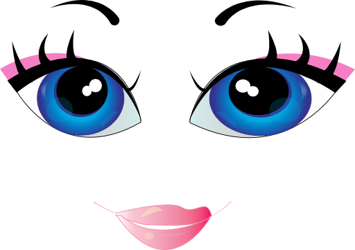 eyebrow clipart pretty eye