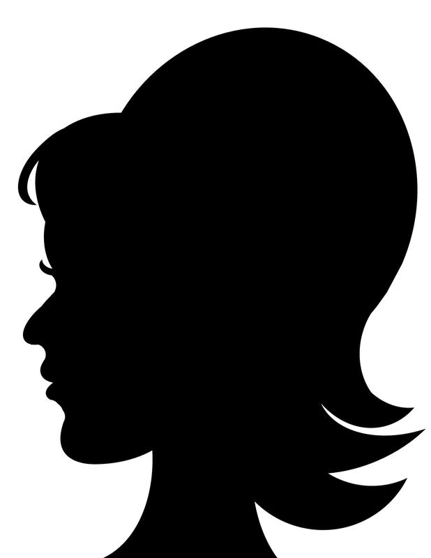 Face clipart silhouette.  collection of free