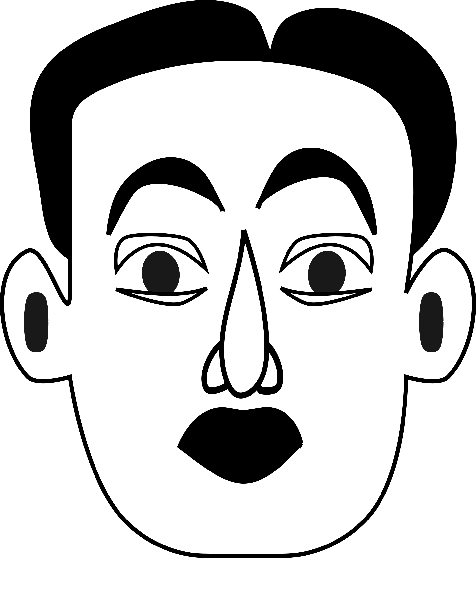 eyebrow clipart surprised