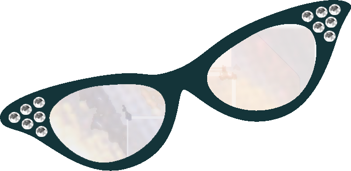 eyeglasses clipart 50's