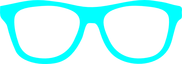 eyeglasses clipart blue