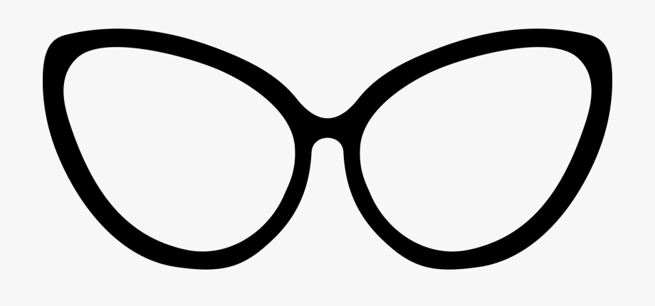 eyeglasses clipart cateye glass
