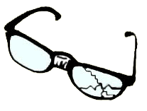 Eyeglasses clipart cracked. Broken clip art library