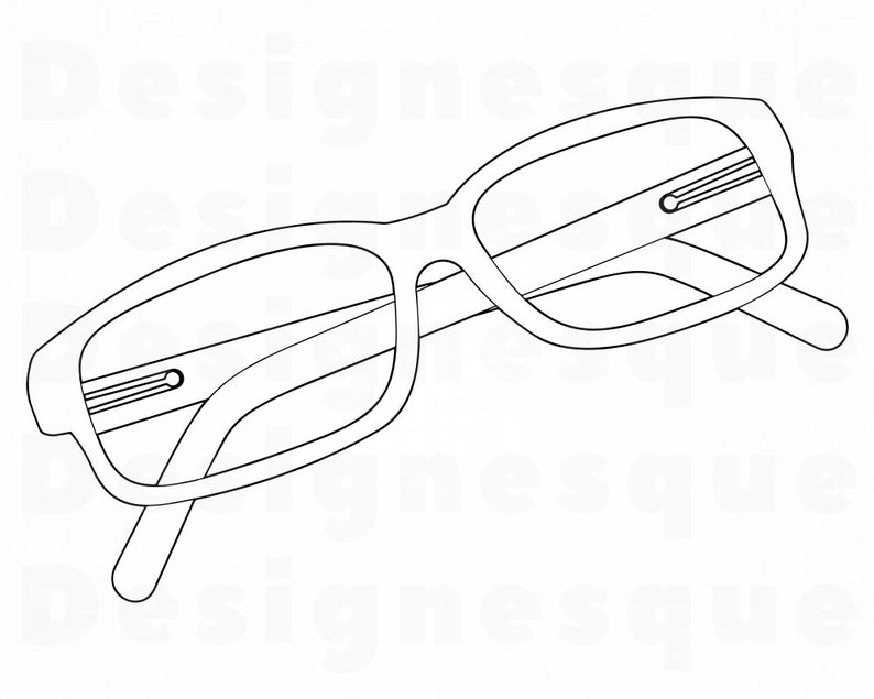 eyeglasses clipart folded glass
