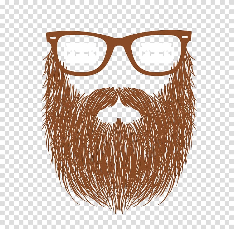 Drawing beard bearded transparent. Eyeglasses clipart hairstyle