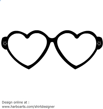 eyeglasses clipart heart
