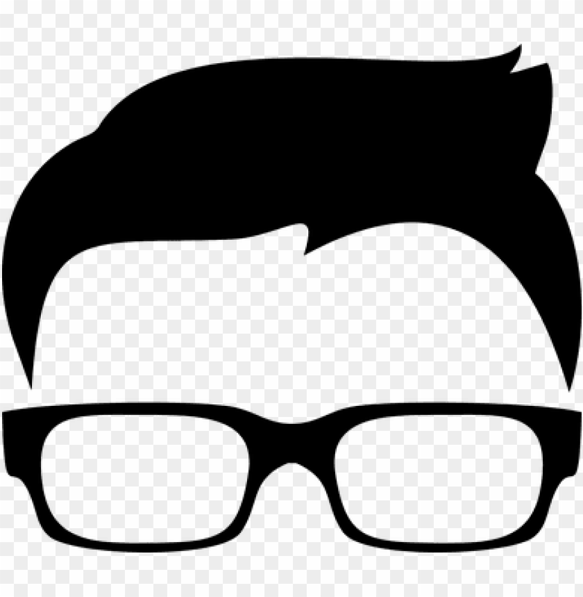 eyeglasses clipart male hair