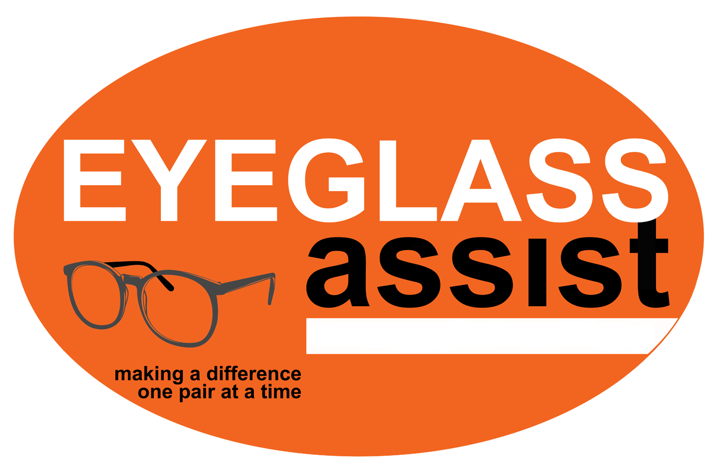 eyeglasses clipart orange