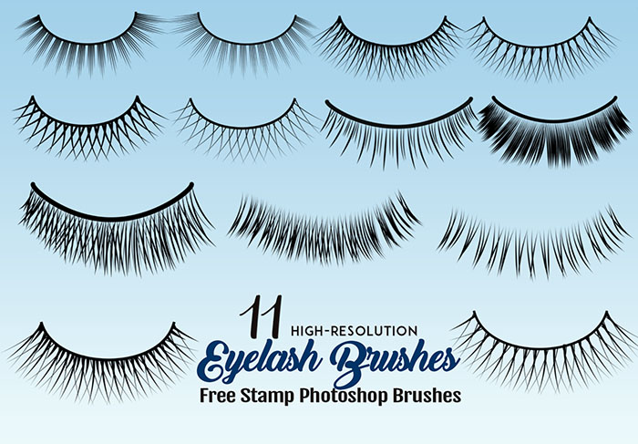 eyelash clipart brushes photoshop