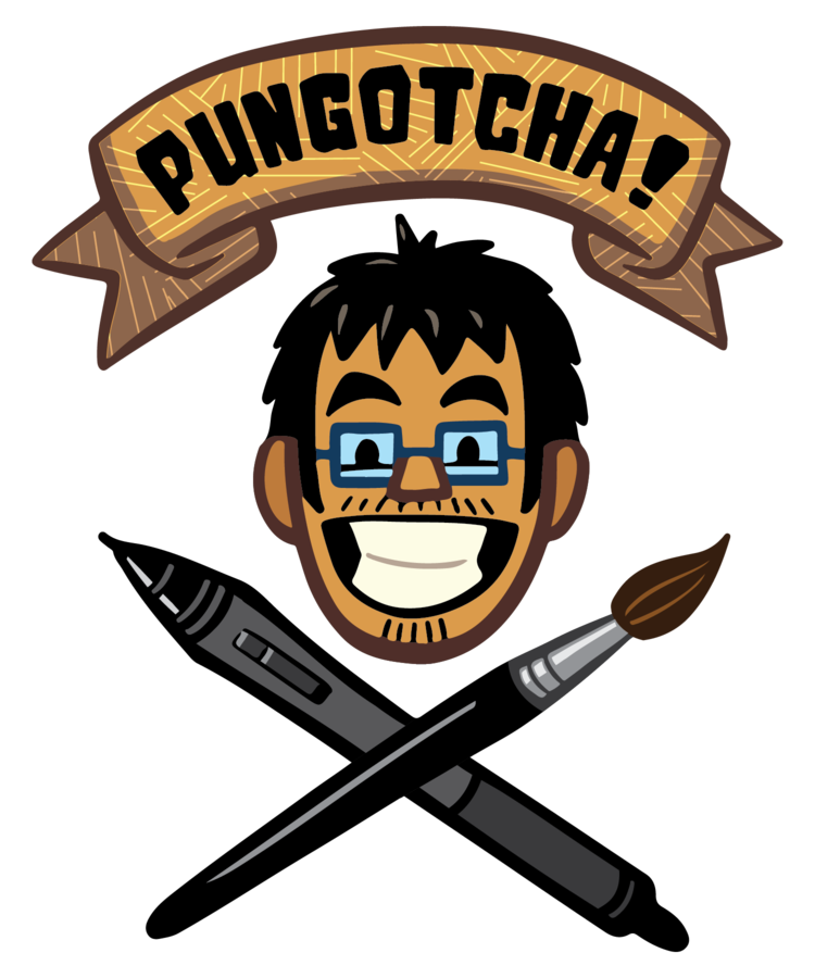 Pungotcha . Eyelash clipart caricature