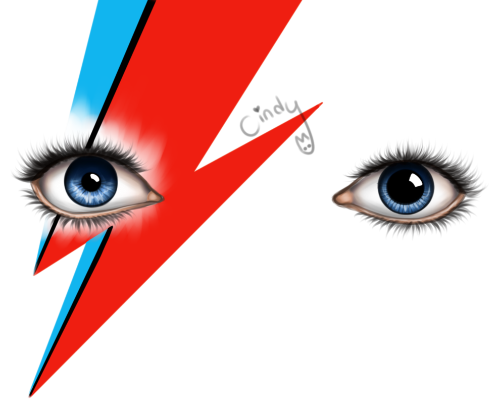 Eyelash clipart digital art. David bowie s eyes