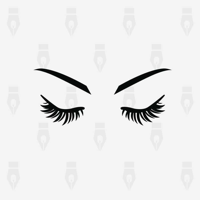 eyelash clipart file