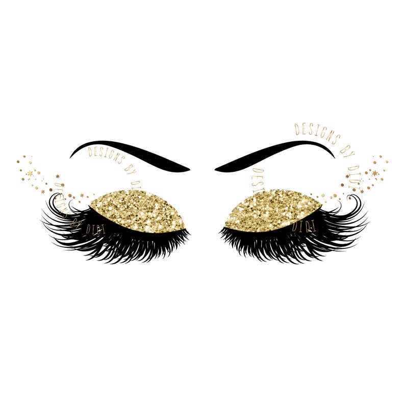 eyelash clipart logo