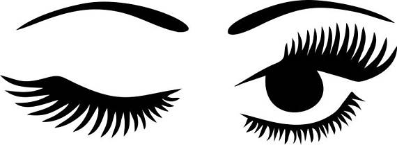 eyelash clipart svg